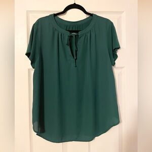 New York & Co SOHO Elegant Green Women's Top
